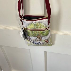 When is a Pooh purse brand new never used. Tags on. Great for going to the park.